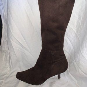 Liz Claiborne Knee High Faux Suede Boots